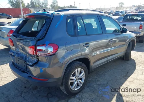 2015 Volkswagen Tiguan S from USA, damaged, VIN WVGAV7AX1FW520395